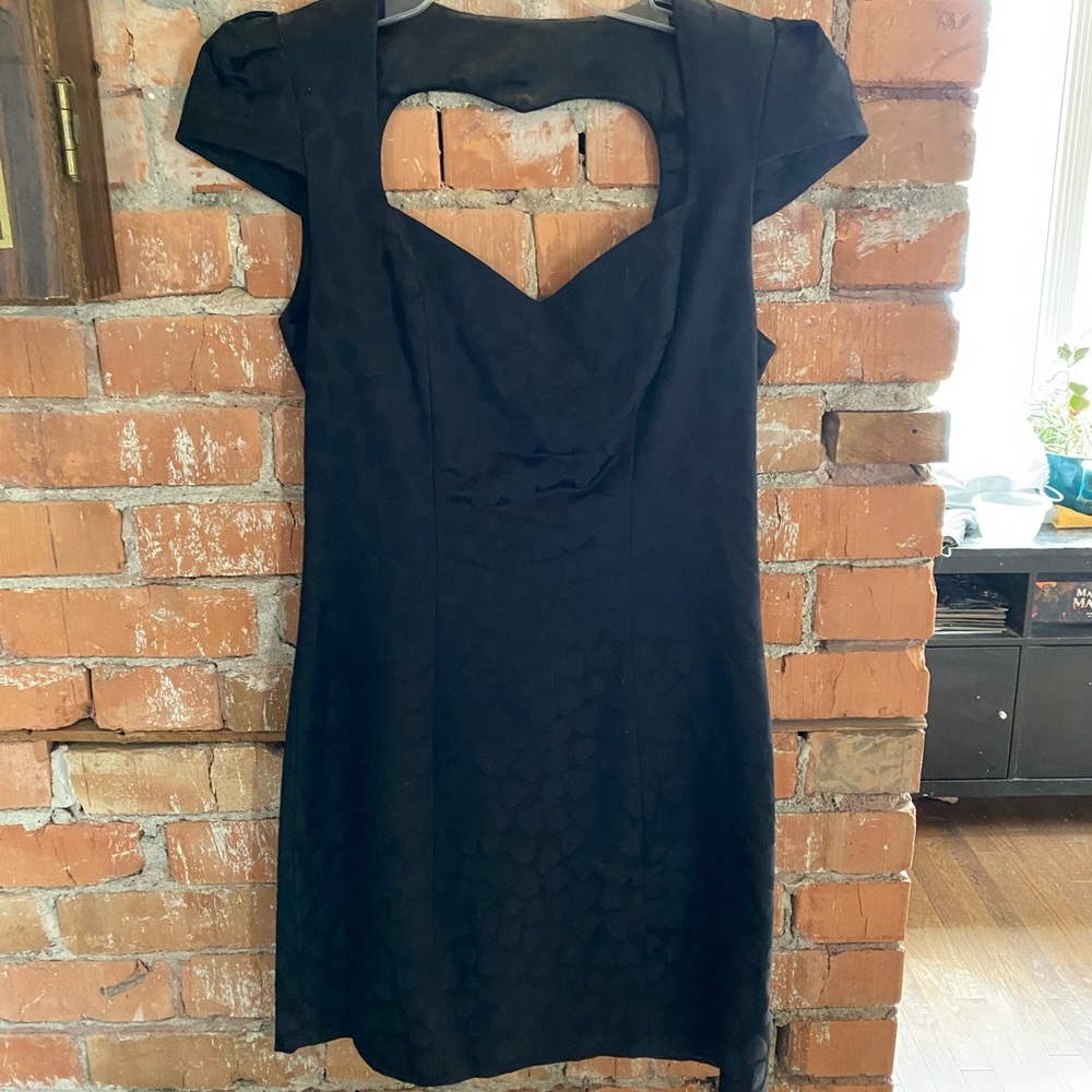 Guess black mini dress sz 4